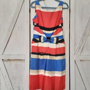 Kate spade striped sleeveless dress size 6!